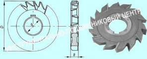 Фреза дисковая 3-х сторонняя 63х 6х22, Z=8 Т5К10 с разнонаправл.зубьями "CNIC"